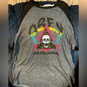 Obey Clothing Propaganda Women’s Cut Off Muscle Tee Tank Top Size Medium